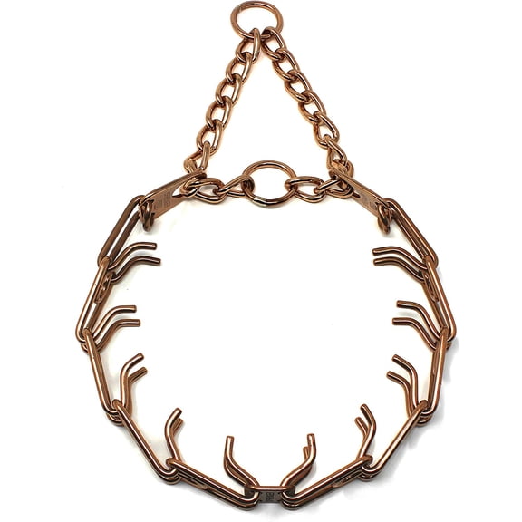 HS HERM. SPRENGER GERMANY Curogan Prong Dog Training Collar Ultra-Plus Pet Pinch Collar Hypoallergenic Nickel Free No-Pull Collar for Dogs Made in Germany 4mm x 25in Large