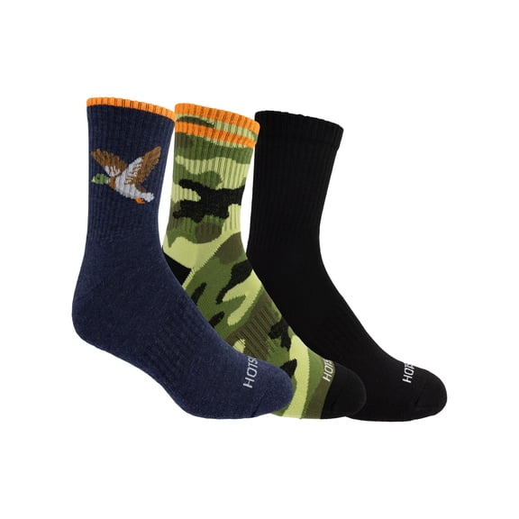 HOTSOX® Men's Ankle "Duck Hunt" Socks, 3-Pack