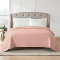 thumbnail image 1 of Hotel Style ™ Solid Oversized Soft Bed Blanket, Mystical Rose, 1 of 9