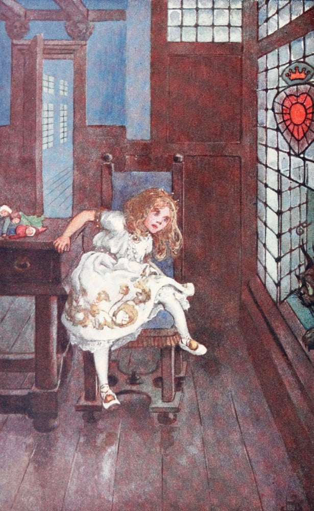 HS Princess & the Goblin 1911 A queer apparition Canvas Art - HS (18 x 24)