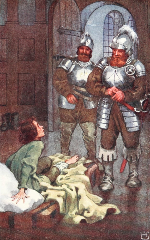 HS Princess & the Goblin 1911 The captain comes to Curdie Canvas Art - HS (24 x 36)