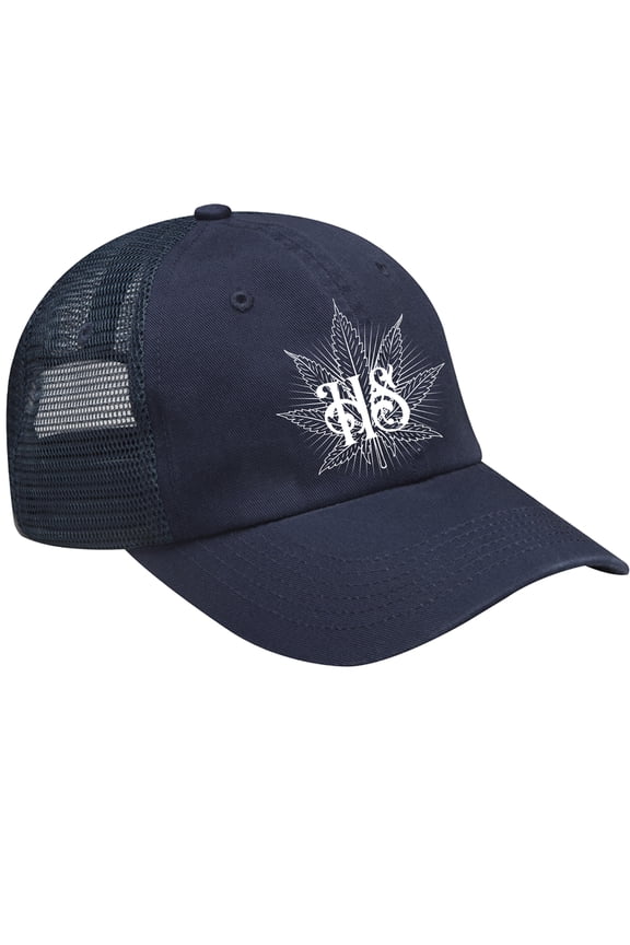 HS Truck Hat mesh back/ White logo/ Color: Navy Blue