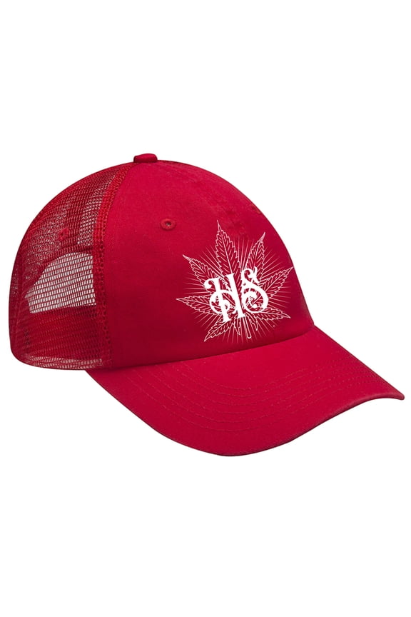HS Truck Hat mesh back/ White logo/ Color: Red