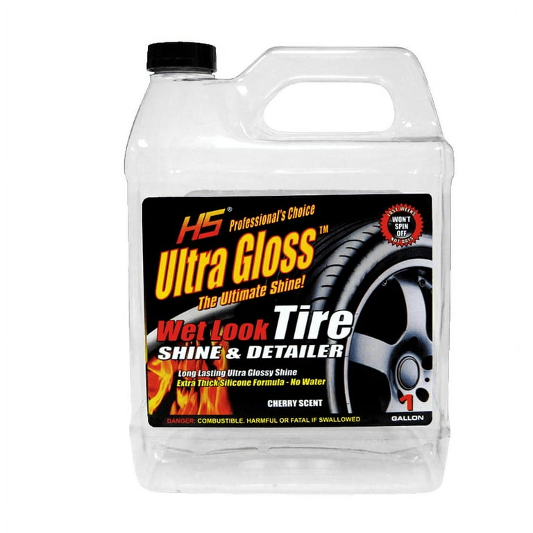 HS Ultra Gloss 29.901 Car Tire Shine and Detailer Cherry Scent Gallon