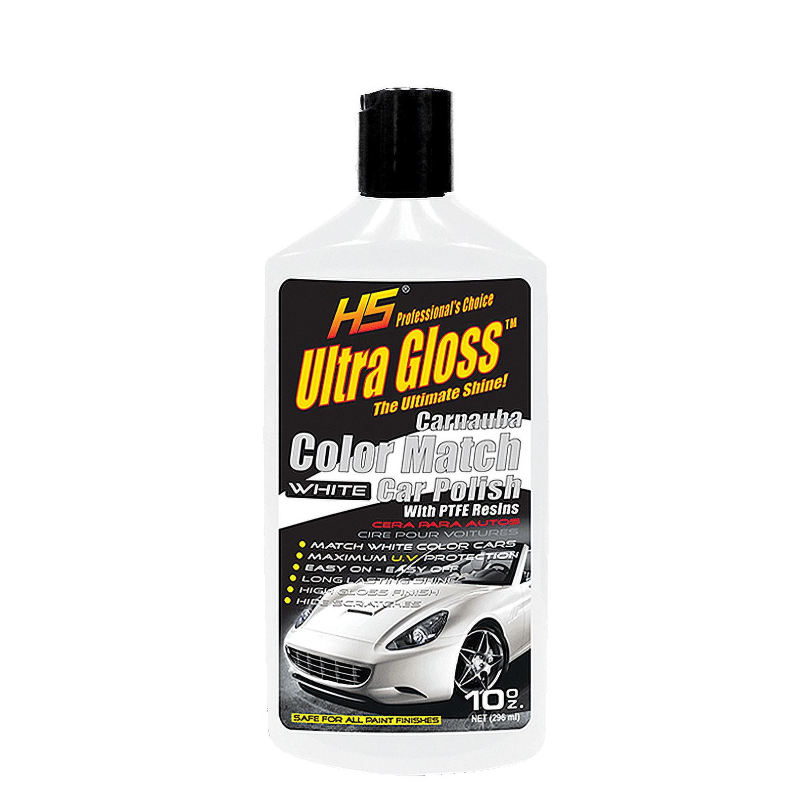 HS Ultra Gloss Car Waxes and Polishes Color White Carnauba Waxes