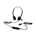 thumbnail image 1 of HS-WD-USB-2 Binaural Over The Head Headset, Black | Bundle of 2 Each, 1 of 4