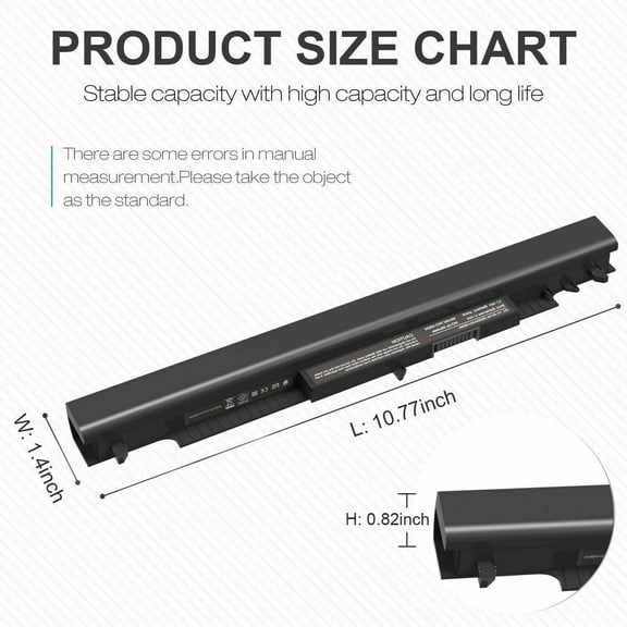 HS03 HS04 Battery for HP Notebook 14 15 15g 807956-001 HSTNN-LB6V HSTNN-LB6U USA