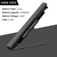 thumbnail image 1 of HS04 HS03 Battery for HP 807956-001 807957-001 15-AY039WM 15-AY041WM 15-AY009DX, 1 of 6