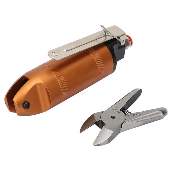 HS20 Air Scissors, Heavy Duty Pneumatic Nipper Tool Cutting Pliers for Iron Stainless Steel Plate Brass Wire (HS20-S5)