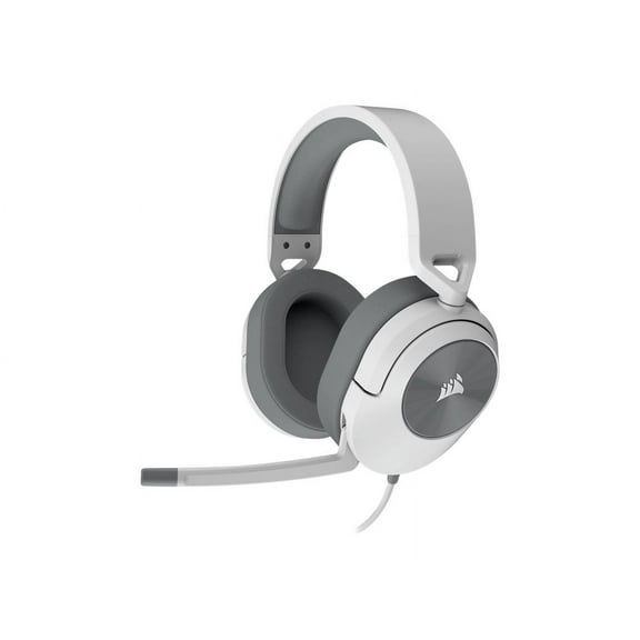CORSAIR Gaming HS55 SURROUND - Headset - full size - wired - 3.5 mm jack - white