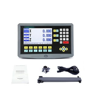 HS800-3 Multilingual 3 Axis Milling Lathe Digital Readout AC110/220 For Linear Scale Displacement