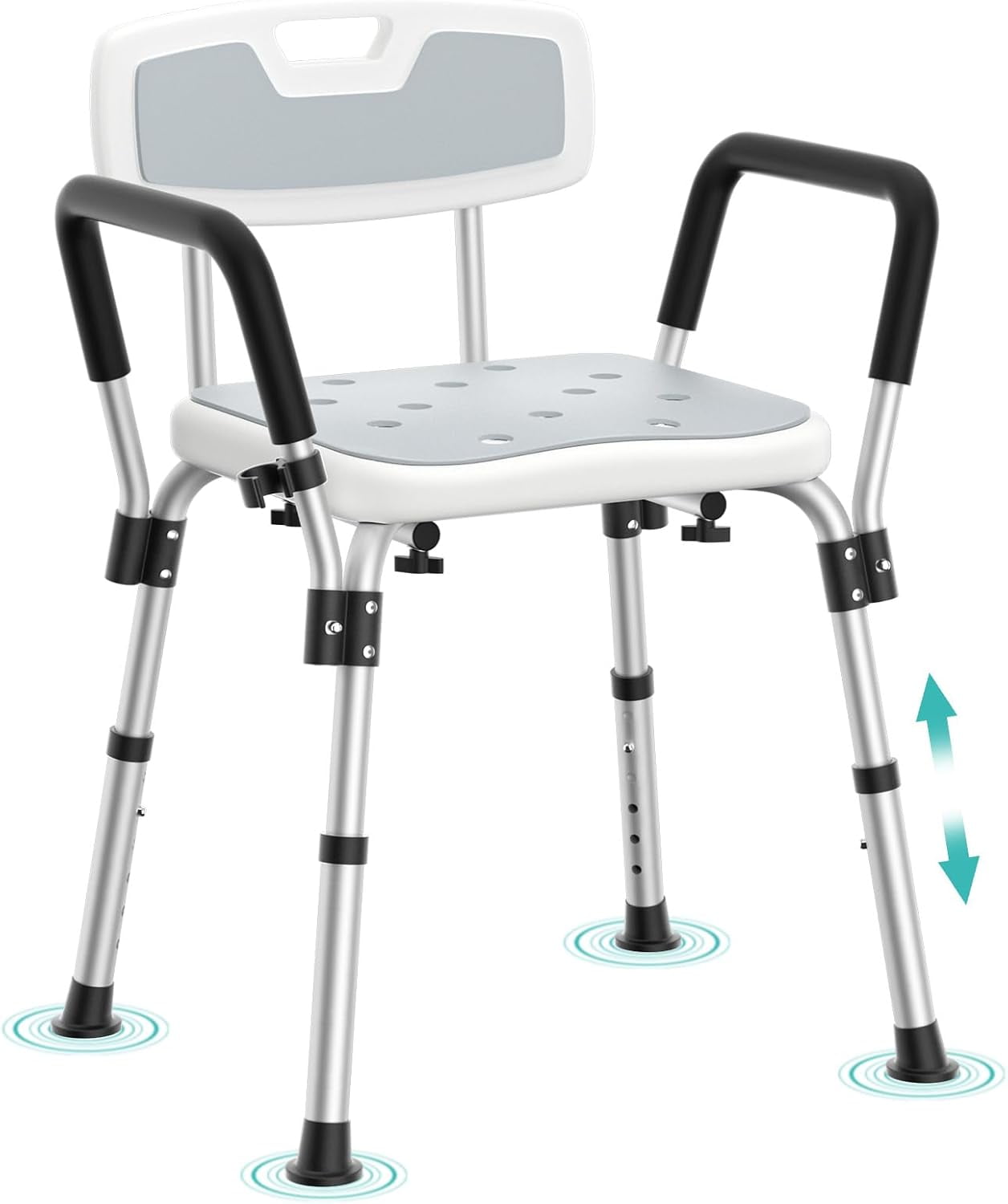 HSA/FSA Shower Chair for Elderly and Disabled, 10 Mins Installation ...