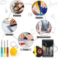 thumbnail image 1 of HSAPOW-18 Pcs Mini Construction Helmet Keychains Tape Screwdrivers Tool Adult Men Gifts Bulk for Easter Egg Stuffers Father's Day Construction Party Favors Gifts, 1 of 4