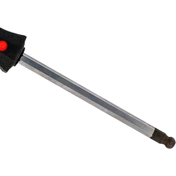 HSAPOW-2.5mm x 100mm Ball Head Precision Screwdriver Hex Design Wrench Hand Tool 2Pcs