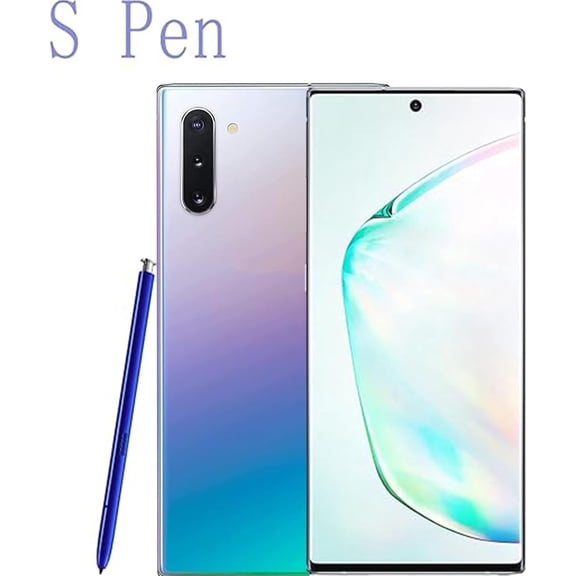 HSAPOW-2 Pack Galaxy Note 10 Stylus Pen for Samsung Galaxy Note 10 S Pen, Replacement for Samsung Galaxy Note 10 / Note 10 Plus (Aura Glow Silver)