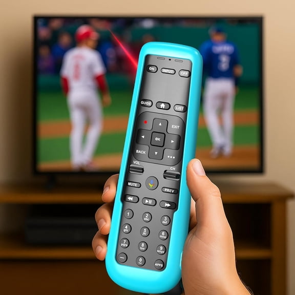 HSAPOW-2PACK Case for DirecTV Remote, Cover for AT&T TV Now Receiver C71KW / RC82V Voice Remote Control Skin Sleeve Green Blue