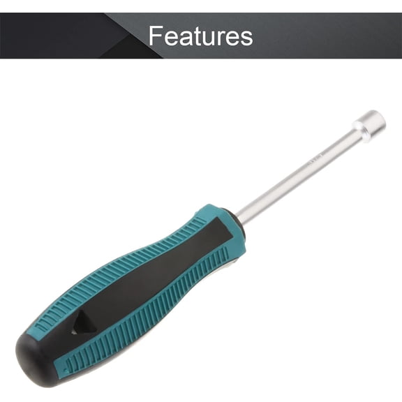 HSAPOW-5/16-Inch Hex Nut Drivers 6 Point Socket Non-Magnetic Tip with 3.7" Hollow Shaft 2Pcs