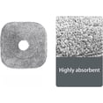 thumbnail image 1 of HSAPOW-6 Pack 9 Inch Square Microfiber Mop Pad Refill Compatible with True & Tidy SPIN-800 TrueClean Mop M16 Spin Mop and Most Square Spin Mop & Bucket, 1 of 4