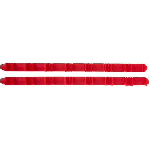 HSAPOW-6040 No-Slip Low-Profile Screwdriver Rail Set, 14 Tool, Red