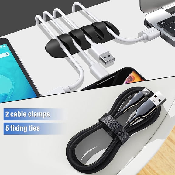 HSAPOW-Cable Duct Management Raceway Kit, 62.8" (4 x 15.7) Server Rack Cable Management, Cable Management for Hide Network HDMI VGA Cable, Open Slot Cable Track Desk Wire Channel, Cable Raceway White
