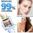 thumbnail image 1 of HSAPOW-Filtered Shower Head with 5 Modes, High Pressure Showerhead with Filter, 2-In-1 Fixed Showerhead Filter for Hard Water, Remove 99% Chlorine, Improves Skin Hair Condition (4 Inch BN), 1 of 4