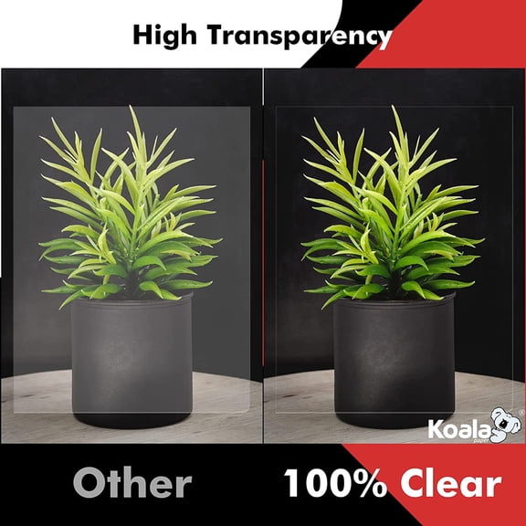 HSAPOW-Koala Inkjet Transparency Film 50 Sheets 100% Clear Transparency Paper for Inkjet Printers, for Crafting, Overhead Projector, Screen Printing - 8.5x11 Inches