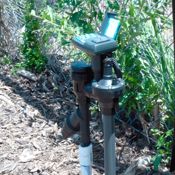 HSAPOW-P16-155 1" All-Purpose Heavy Duty Drip Irrigation Kit MPT Inline Y Filter with 155 Mesh Polyester Screen and Flush Cap for Drip Irrigation and Misting Systems