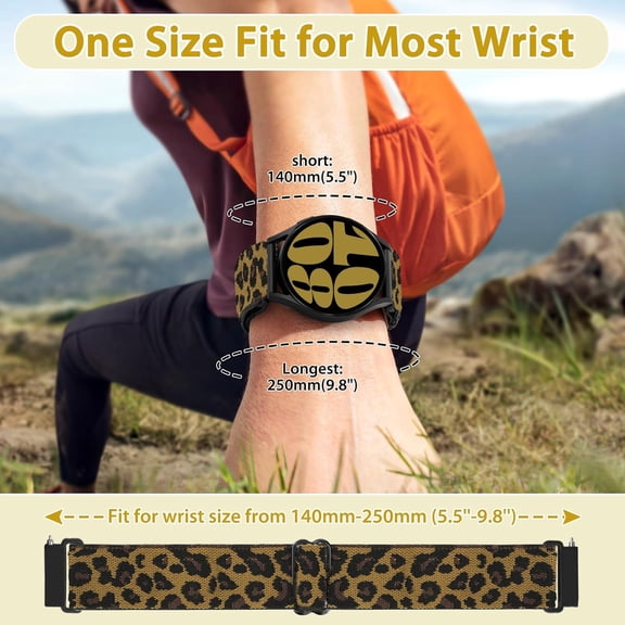 HSAPOW-Quick Release Watch Band - Choice of Width -18mm 19mm 20mm 22mm 24mm Watch Bands, Solo Loop Adjustable Elastic Nylon Watch Straps Replacement Wristband for Men Women
