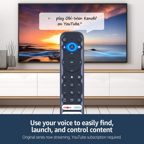 HSAPOW-RC813 FMB1 Replacement Voice Remote Control for TCL Android Google TV S3/S4/QM8/Q6/Q7 Series, Compatible with 65R646 55R646 75S546 65S546 55S546 etc