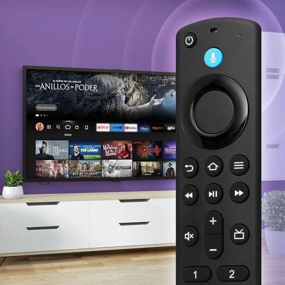 HSAPOW-Remote Control Replacement Compatible with Insignia Fire Series, Pioneer, Cube, for Hisense/TCL Smart TV Stick(4K/4K Max/Lite/2nd Gen/3rd Gen) with Voice Control