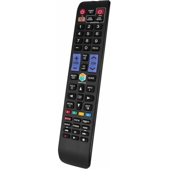 HSAPOW-Replacement Remote Control for Samsung UN65C8000XF UN55JS9000F UN48JS9000F UN65JS8500F UN55JS8500 Curved 4K SUHD Ultra HD 3D Smart LED TV