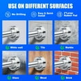 thumbnail image 1 of HSAPOW-Shower Curtain Rod - 32-43 Inch Rustproof Tension Rod, Non-Slip Spring Design, No Drilling Adjustable Curtain Rod for Bathroom, Kitchen, and Closet（Silver）, 1 of 4