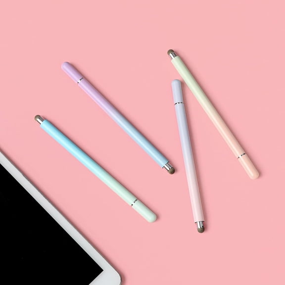 HSAPOW-Stylus Pens for Touch Screens, 4 Pcs High Precision Disc Stylus with Magnetic Cap, 2 in 1 Stylus Pen Compatible with iPhone, iPad Pro, Mini, Air and Samsung Tablets