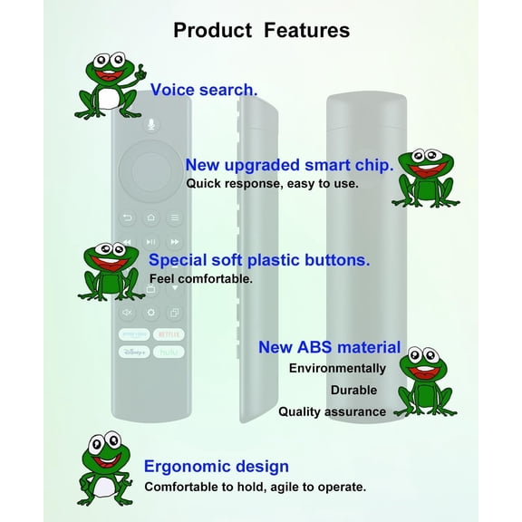 HSAPOW-Voice Remote Control for Insignia NS-24F201NA23 NS-32F202NA22 NS-39DF310NA21 NS-42F201NA23 NS-43DF710NA21 NS-50DF710NA21 NS-58F301NA22 NS-65F501NA22 NS-70DF710NA21 TV Replacement