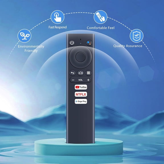 HSAPOW-Voice Remote Control Replacement fit for Ematic Android TV UHD 4K Streaming Box with AGT419 AGT418