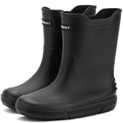 HSBDNZQ Rain Boots for Men Waterproof Fashionable Rubber Boots Non-slip Outdoor Garden Boots Mid Calf Muck Work Shoes Comfort Lightweight Rainboots for Fishing Climbing