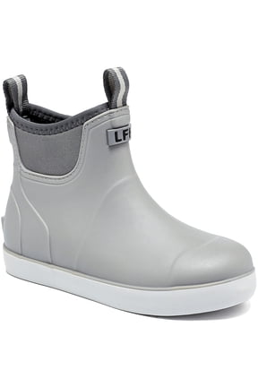 Women's Deck Boots Rubber Rain Boots Chelsea Ankle Booties Waterproof, Anti-Slip Sole Fishing Boots for Outdoor Work Garden Camping,size 7