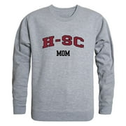 HSC Hampden-Sydney College Tigers Mom Fleece Crewneck Pullover Sweatshirt Heather Grey Small