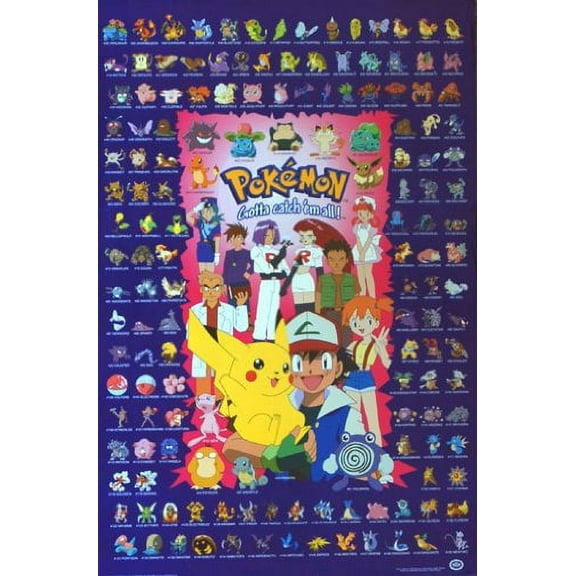 HSE USA Pokemon Gotta Catch Em 24" x 36" Poster