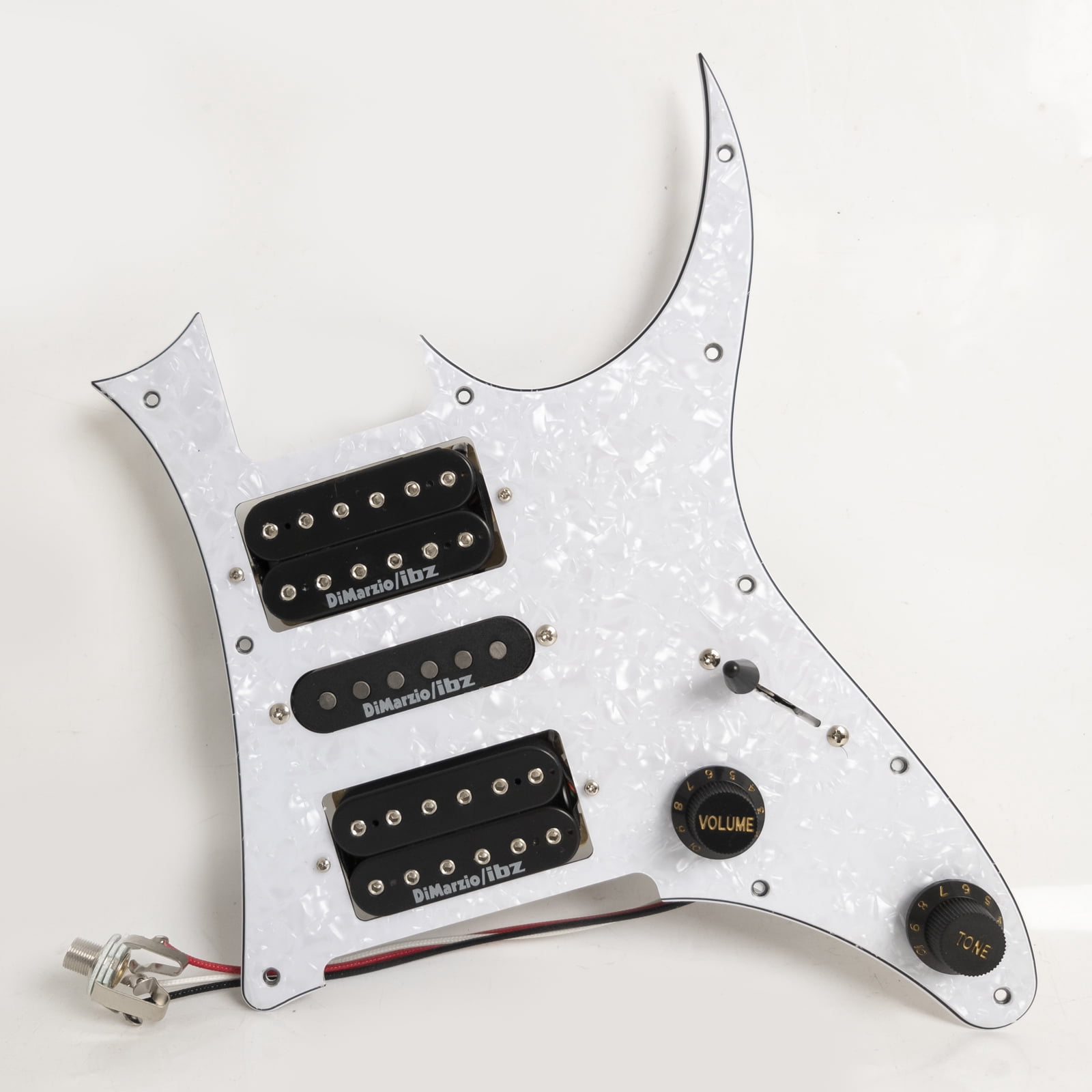 HSH Guitar Prewired Loaded Pickguard, with Alnico 5 Single Coil and Humbuckers Pickups, for Ibanez RG Electric Guitar