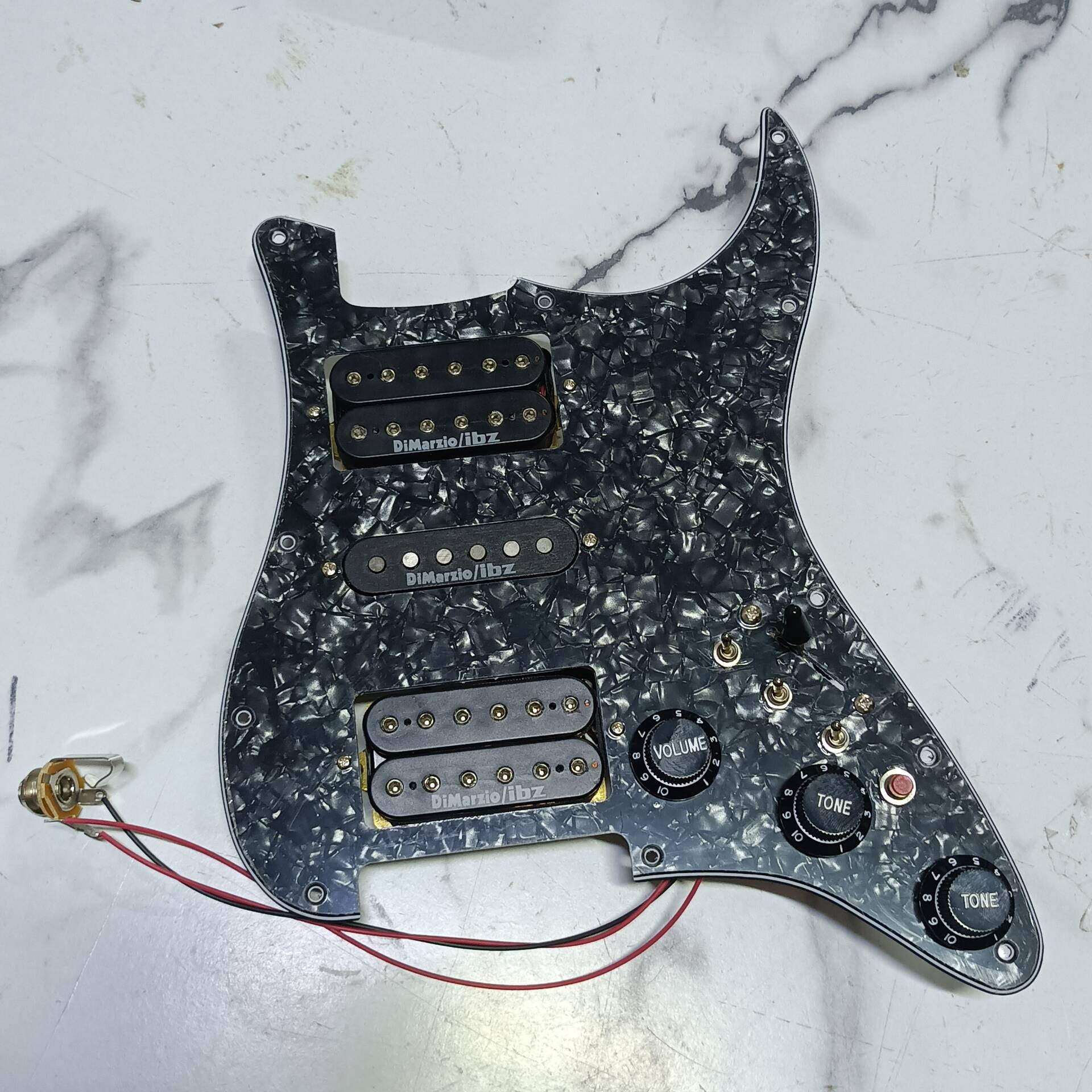 HSH Prewired Loaded Pickguard, with Alnico 5 Humbucker & Single coil Pickup, for Fender Strat Guitar