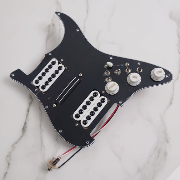 HSH Prewired Loaded Pickguard, with Alnico 5 Humbucker & Single coil Pickups, for Fender Strat Guitar