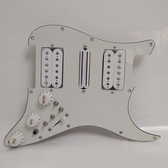 HSH Prewired Loaded Pickguard, with Alnico 5 Humbucker & Single coil Pickups, for Fender Strat Guitar