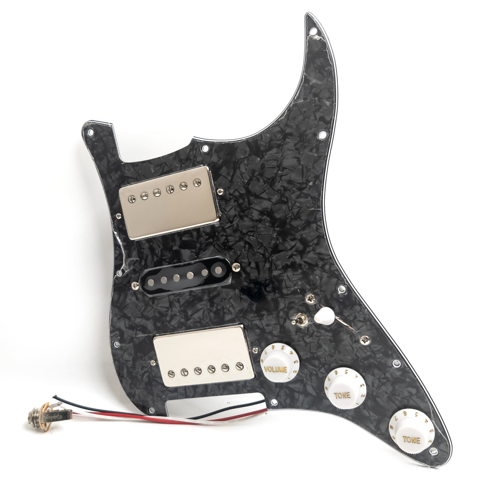 HSH Prewired Loaded Pickguard, with Alnico 5 Humbucker & Single coil Pickups, for Fender Strat Guitar