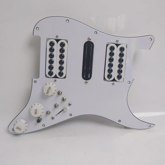HSH Prewired Loaded Pickguard with Humbucker & Single coil Pickups for Fender Strat Guitar