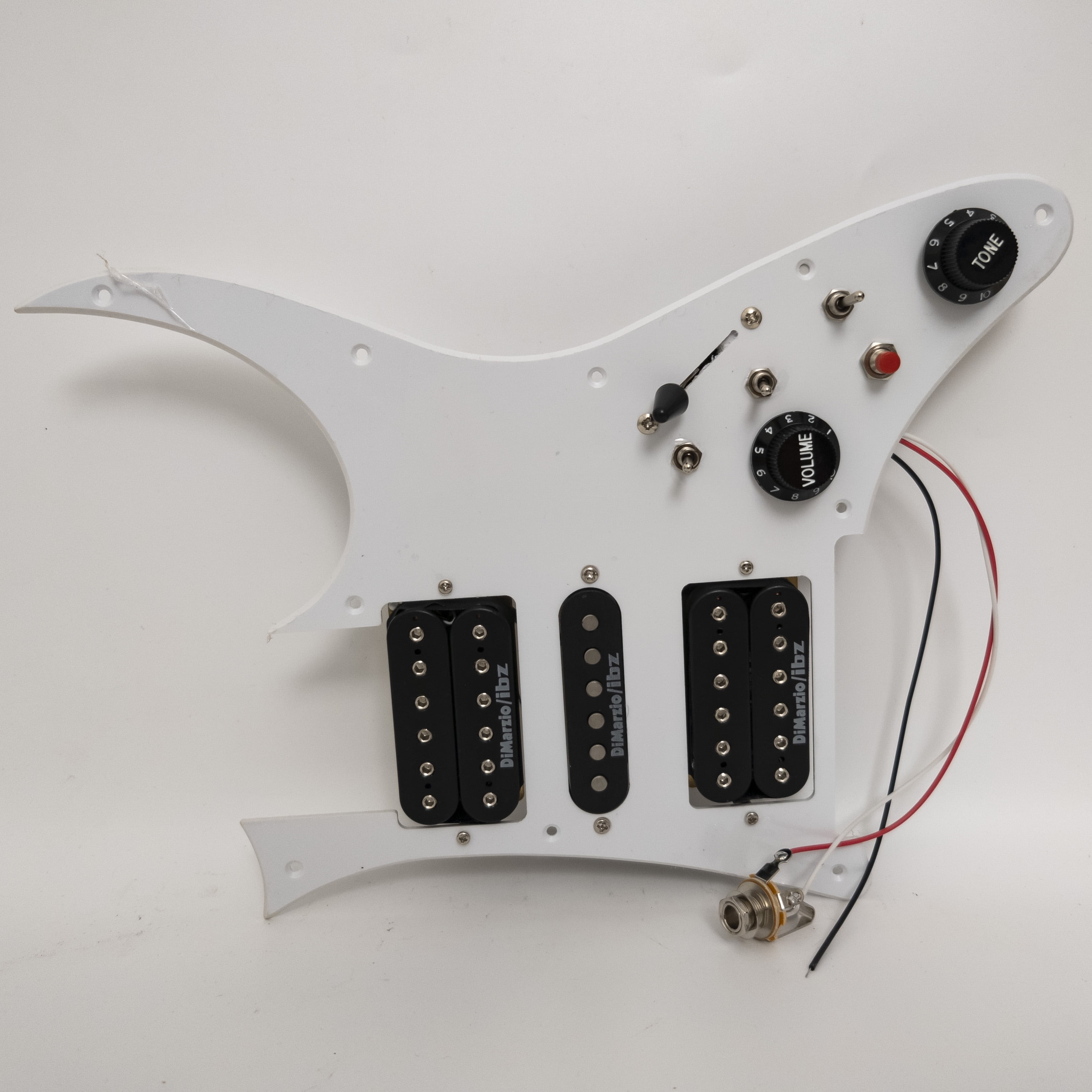 HSH Prewired Loaded Pickguard, with Humbucker & Single coil Pickups for Ibanez Guitar