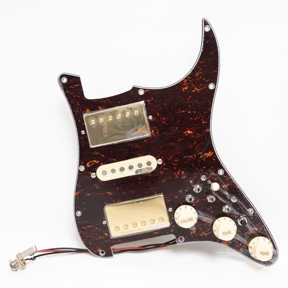 HSH Prewired Loaded Pickguard, with Humbucker & single coil Pickups, Coil Splitting, for Fender USA/Mexico Strat Electric Guitar Replacement Parts