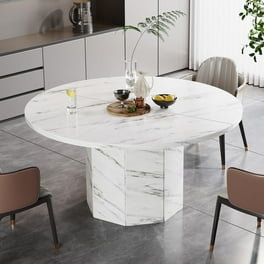 Counter Height White Marble Oval Table Signature Design By Ashley