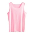 thumbnail image 1 of HSHMT Items Camisole Tops for Women Under $5 Airy Soft Comfy Ice Summer No Bra Loose Fit Wide Strap Under Shirt Workout Womens Tank Tops, 1 of 8