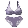 thumbnail image 1 of HSHMT Sleepwear Sets for Women Bra And Panty Sets For Women Lace Bras And Underwear 2 Pieces Suit Thin Comfortable Breathable Base Sleepwear Set, 1 of 8